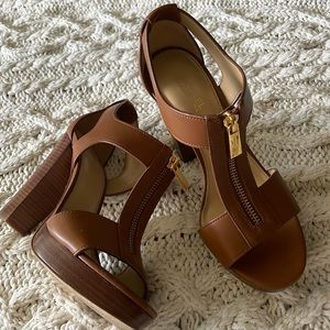 Brown Michael Kors heels